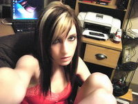 Emo amateur teen girl