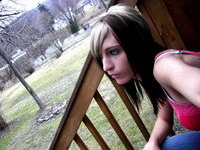 Emo amateur teen girl