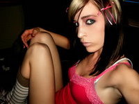 Emo amateur teen girl