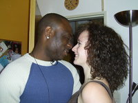 Interracial amateur couple homemade pics