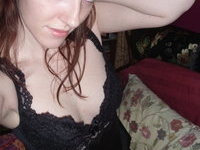 Redhead amateur wife self pics collection