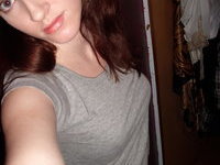 Redhead amateur wife self pics collection