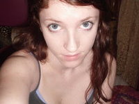 Redhead amateur wife self pics collection