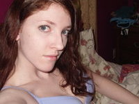 Redhead amateur wife self pics collection