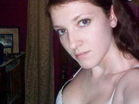 Redhead amateur wife self pics collection