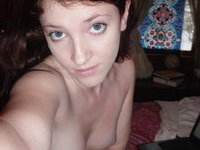 Redhead amateur wife self pics collection