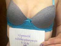 Amateur wife showing her tits