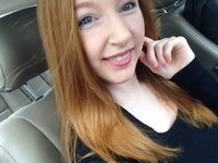 Redhead amateur teen GF selfies