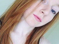 Redhead amateur teen GF selfies