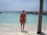 Amateur wife Heather on vacation