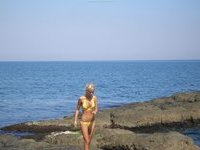 Hot blond babe vacation pictures