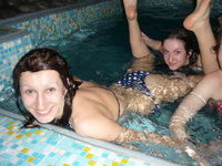 Hot teen pool party