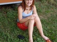 Redhead amateur teen GF