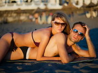 Real amateur couple vacation hot pics