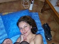 Hot MILF Kate nude posing and fucking