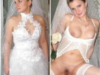Dressed and undressed wives and girlfriends mix