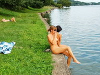Girls at nude beach