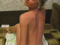 Young amateur blonde wife