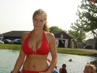 hottest blond with fake tits