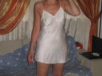 Mature amateur wife at summer vacation