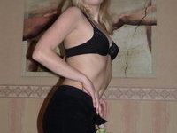 Blonde girl Katja nude posing pics collection