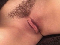 Floppy tits and hairy cunt on cute teen babe