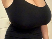 Shy MILF with giant boobs exposed