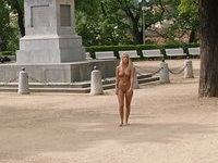 exhibitionist teen babe goes nude everywhere on vacation