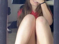 Perfectly nerdy teen GF with perfect gaping holes
