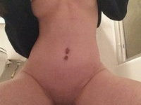 Filthy teen slut spreads her holes