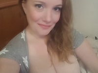 Huge tits on redhead curvy BBW mom