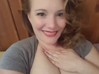 Huge tits on redhead curvy BBW mom