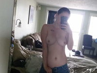 Nerdy emo teen GF with huge tits