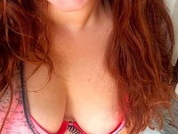 Redhead BBW amateur wife pics collection