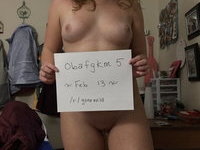 Chubby curvy blonde GF spreads her asshole wide