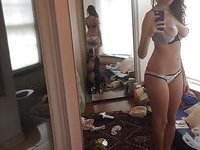 Sexy latina teen babe selfies collection