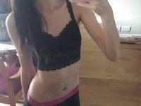 Sexy super thin teen GF Sophie pics collection