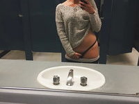Sexy petite canadian teen GF selfies