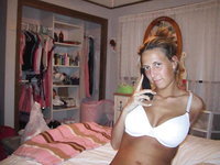 Teen GF posing in her room