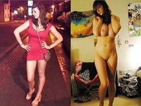 Busty Lana Kendrick posing naked