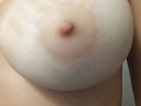 Curvy teen GF Alli shows her huge tits