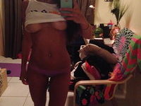 Teen GF Christine shows off her body