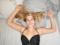 Gorgeous curvy blond college girl sexlife