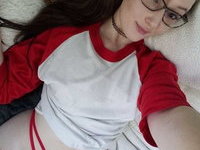 Sexy nerdy pale teen GF huge pics collection