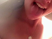 Sexy skinny college teen GF shows tiny tits