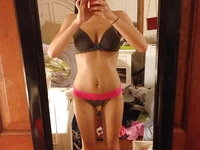 Sexy teen GF Becky shows tight body