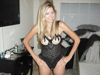 Blonde amateur wife with tiny nipples