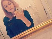 Blonde amateur teen girl selfies