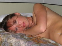 Blonde amateur MILF naked at hotel room