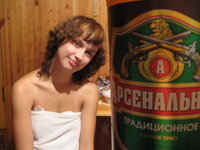 Russian amateur wife Katya at sauna